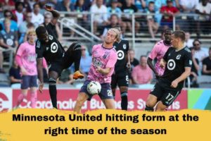 Minnesota United hitting form at the right time of the season