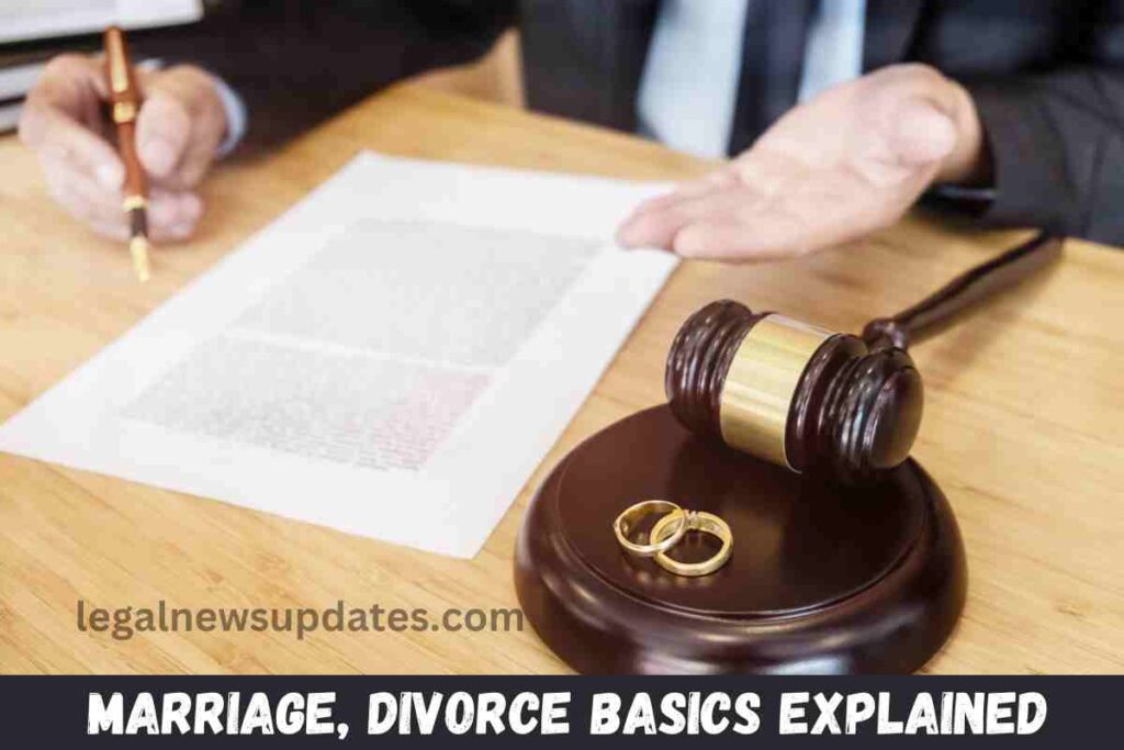 Marriage, Divorce Basics Explained