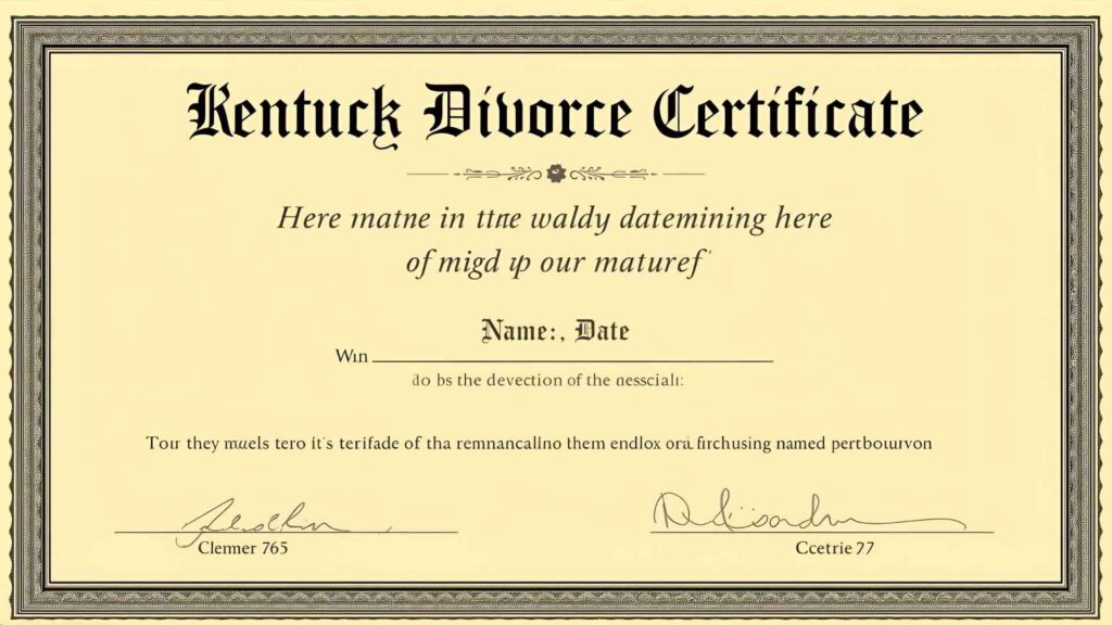 Kentucky Divorce Records: Everything You Need to Know Before Searching