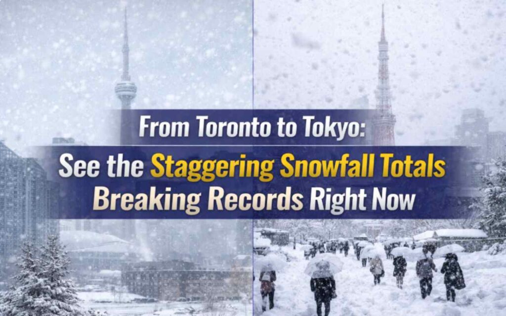 From Toronto to Tokyo: See the Staggering Snowfall Totals Breaking Records Right Now