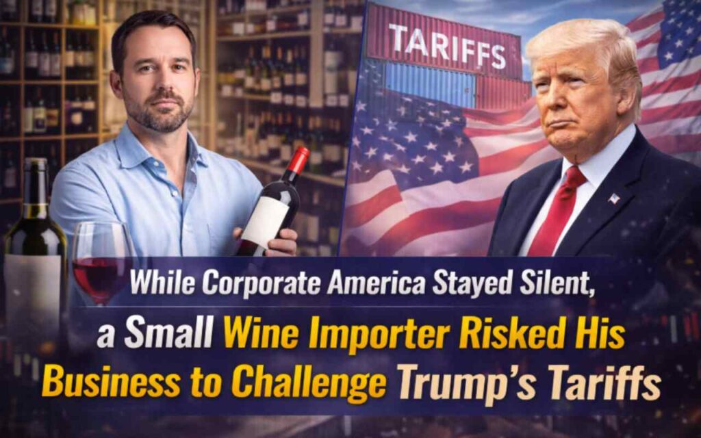 Gemini said While Corporate America Stayed Silent, a Small Wine Importer Risked His Business to Challenge Trump’s Tariffs