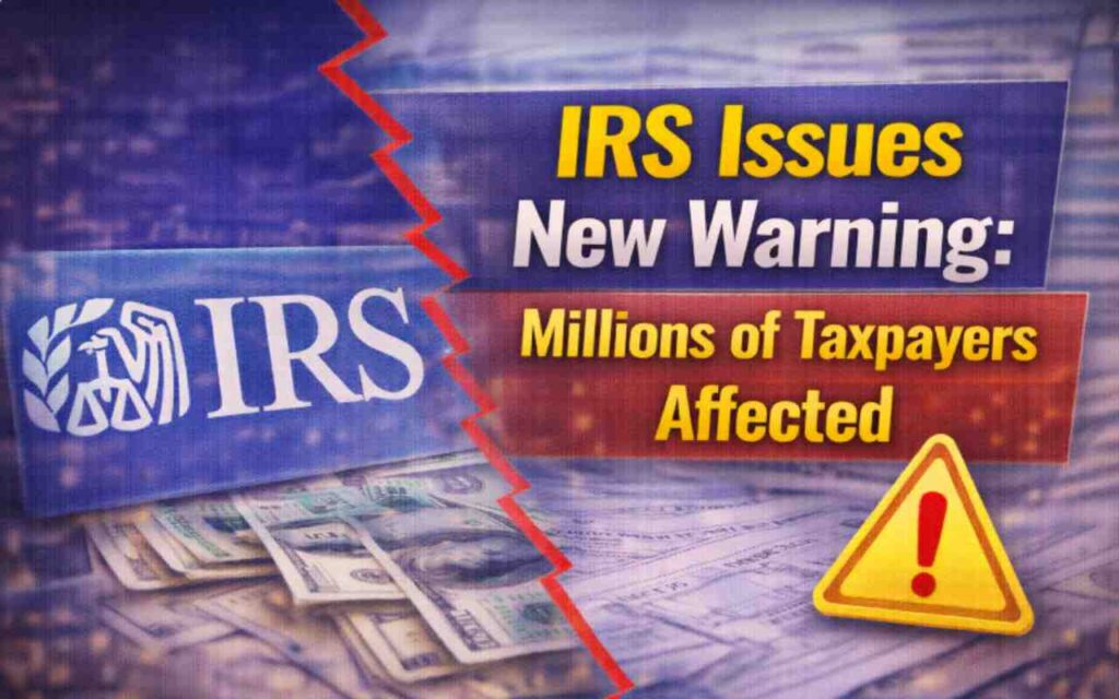 IRS Issues New Warning: Millions of Taxpayers Affected