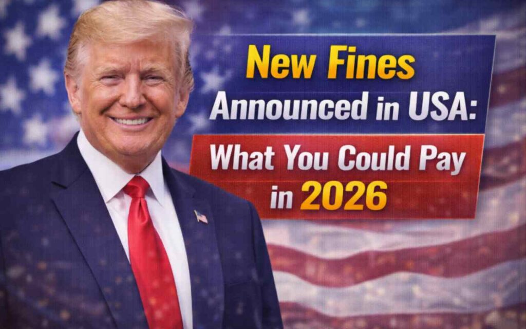 New Fines Announced in USA: What You Could Pay in 2026